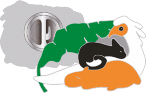 Pin's FLOW - Couché